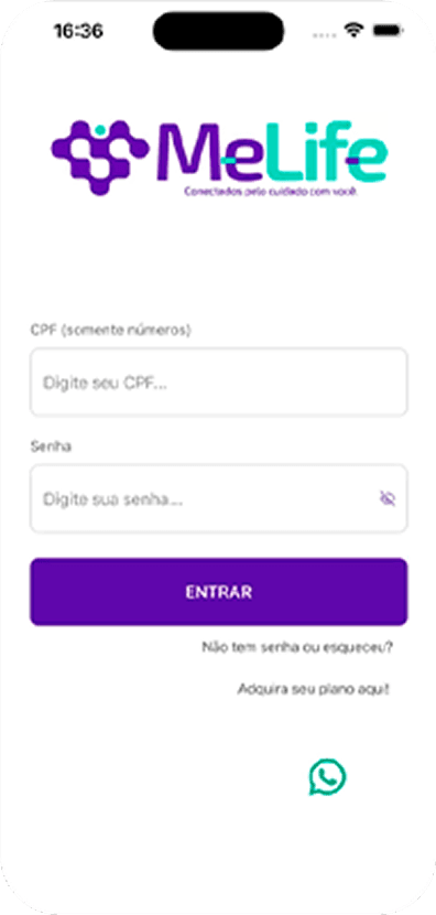 Acesse com seu CPF