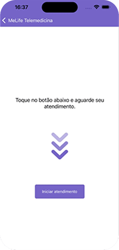 Toque para iniciar o atendimento