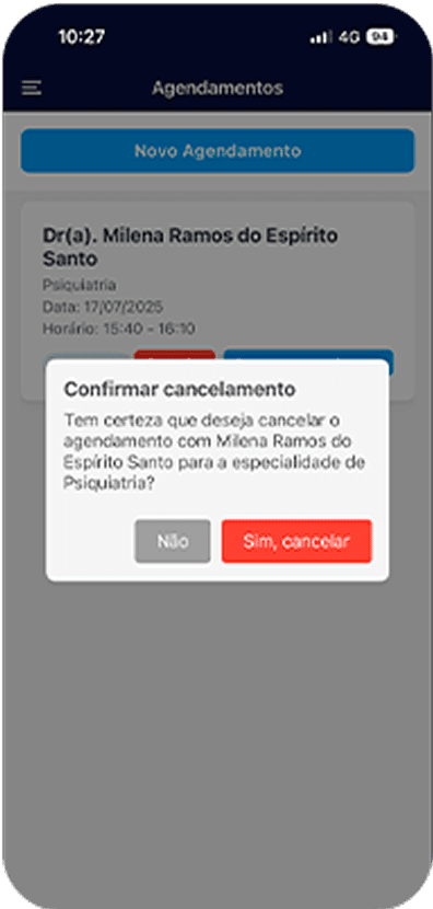 Pronto, está agendado!